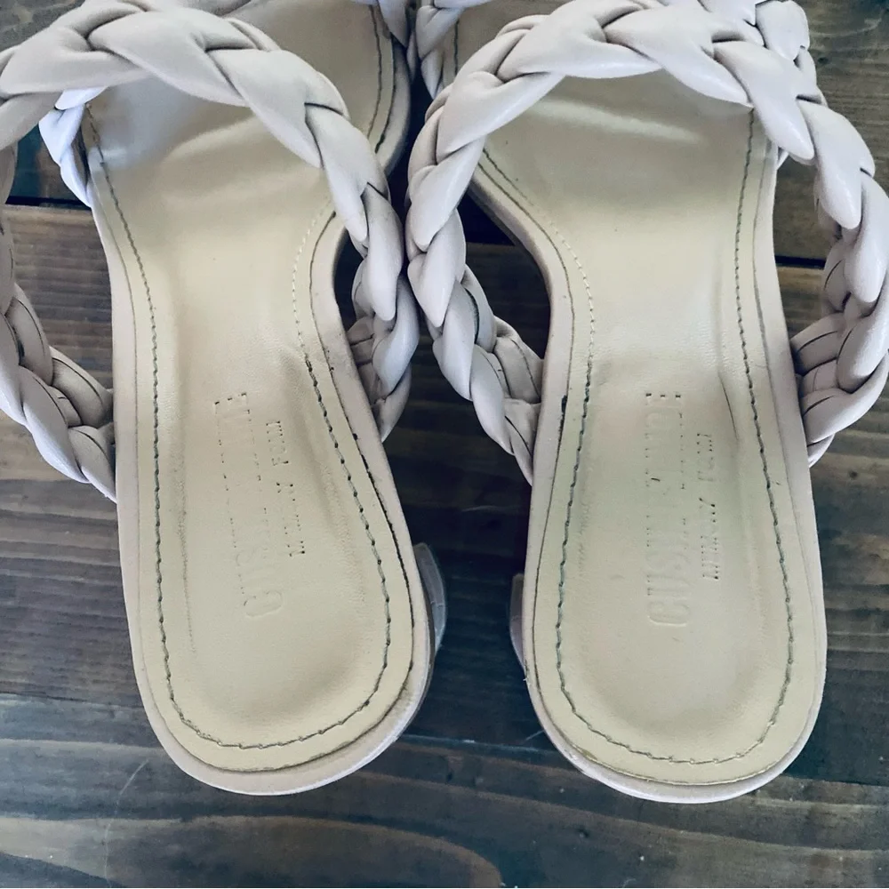 Braided wedge heel sandals - Picture 4 of 10
